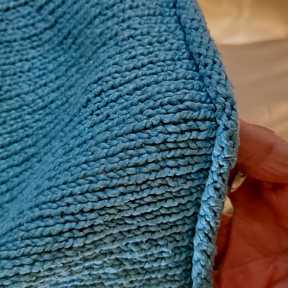 L.L. Bean Blue Turtleneck Sweater - Picture 3 of 10